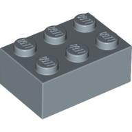 Lego kostka (kostička) 2x3, pískově modrá (4170245)
